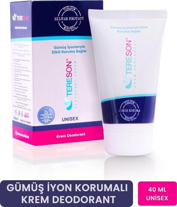 Tereson Gümüş İyonlu Krem Deodorant 40 Ml - Image 1