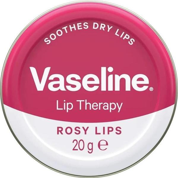 Vaseline Dudak Kremi Lip Therapy Rosy Gül Özlü 20 Gr - Image 1