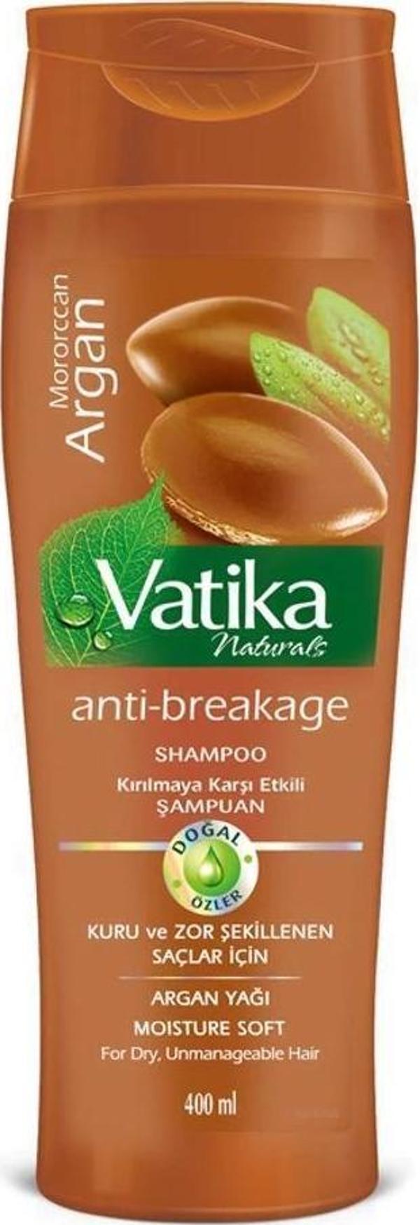 Vatika Naturals Şampuan Argan Yağlı Kuru Saçlar İçin 400 Ml - Image 1