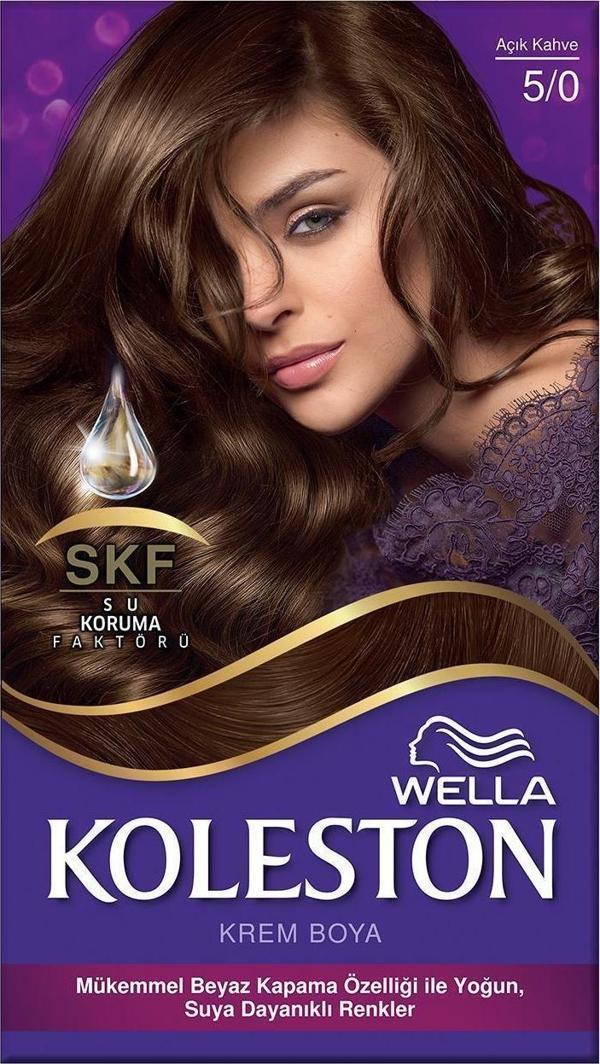 Koleston Kit Saç Boyası 5/0 Açık Kahve - Image 1