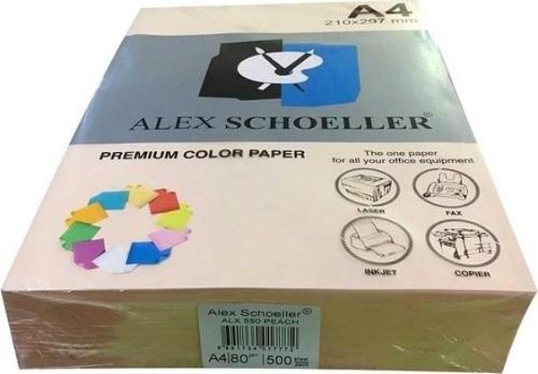 Alex Schoeller 550 A4 Fotokopi Kağıdı 500 lü Somon - Image 1