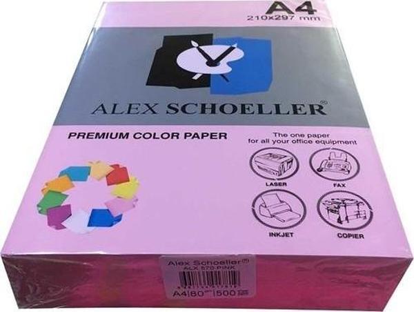 Alex Schoeller 570 A4 Fotokopi Kağıdı 500 lü Pembe - Image 1