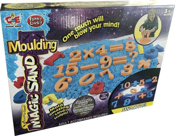Magic Sand, Sayılar ve 4 İşlem Kinetik Oyun Kumu (882-52) - Image 1