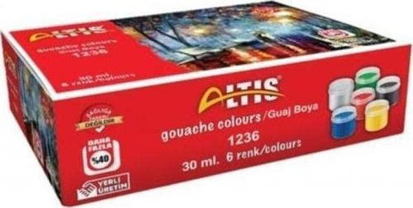 Altıs 30 ml 6 Renk Guaj Boyası - Image 1