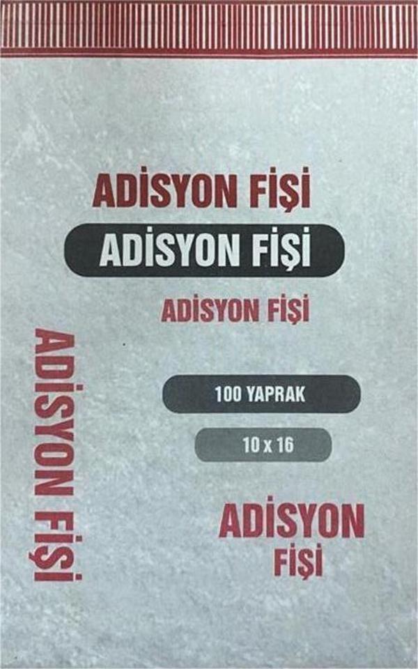 Gürmat Numaralı Adisyon Fişi Büyük Kod : 043 - Image 1