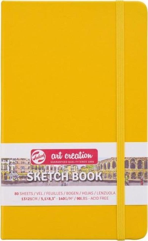 TAC SK.BLCK G.YLW 13X21 140GR SKETCHBOOK - Image 1