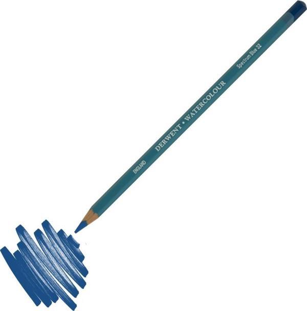 32 Spectrum Blue Derwent Watercolour Suluboya Kalemi - Image 1