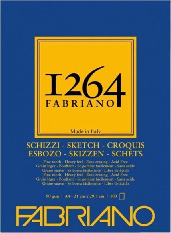 FABRIANO 1264 SCHIZZI A3 - 90 GR - F-1264 ESKİZ BLOĞU  - Image 1