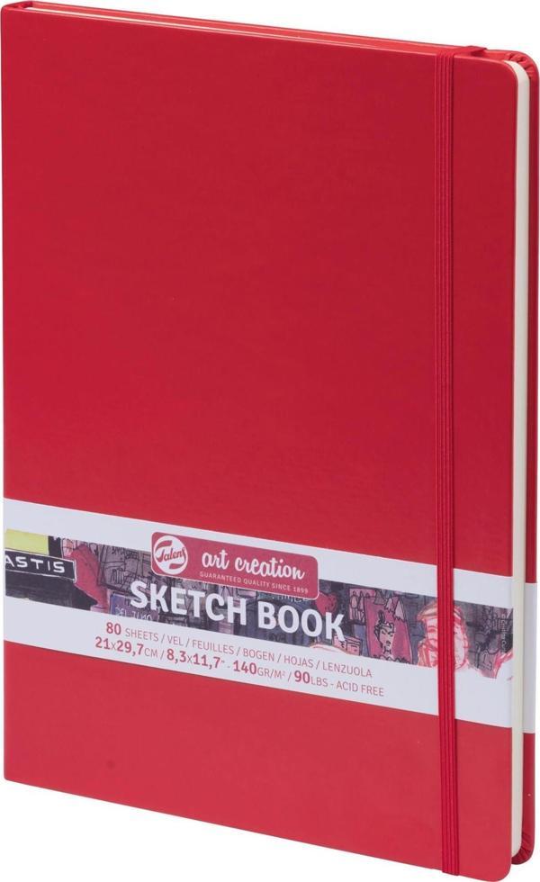 TAC SK.BLCK RED 21X29,7 140G SKETCHBOOK - Image 1