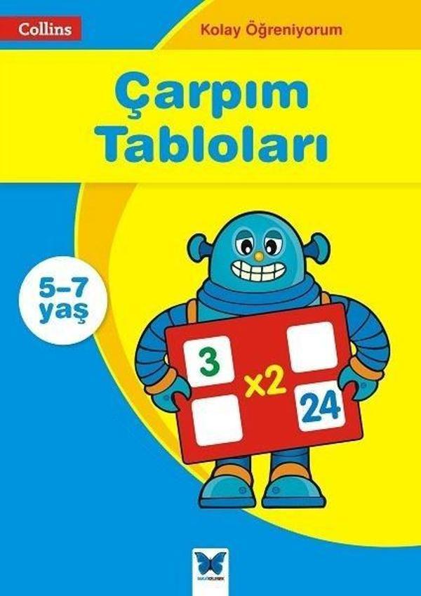 Çarpım Tabloları 5-7 Yaş - Mavi Kelebek - Image 1