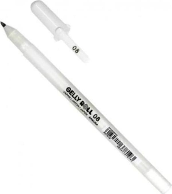 SAKURA GELLY ROLL BASIC MEDIUM 0.4MM BEYAZ (ORTA KALIN UÇ) - Image 1