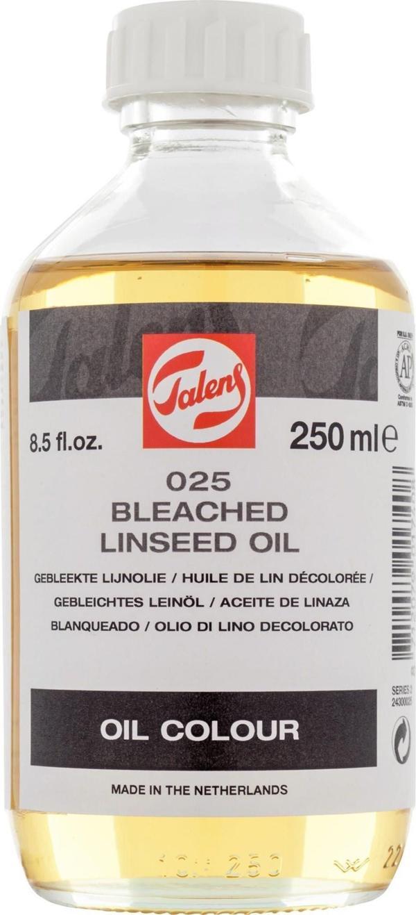 TALENS LINSEED OIL BLEACHED 025 250 ML (AĞARTILMIŞ KETEN YAĞI) - Image 1