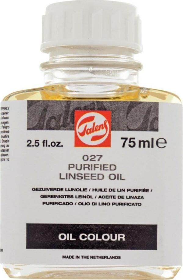 TALENS LINSEED OIL PURIFIED 027 75 ML (SAF KETEN YAĞI) - Image 1
