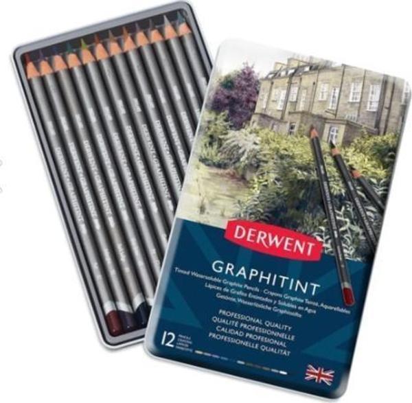 DERWENT GRAPHİTİNT 12'Lİ METAL KUTU - Image 1