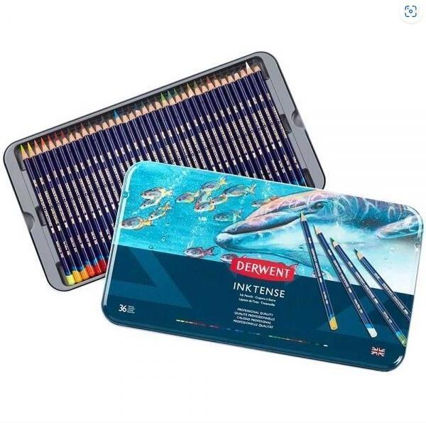 DERWENT INKTENSE 36'LI METAL KUTU - Image 1