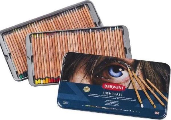 DERWENT LIGHTFAST 72'LI METAL KUTU - Image 1