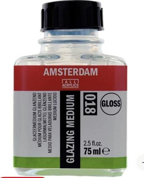 AMSTERDAM GLAZING MEDIUM GLOSS 018 75ML - Image 1