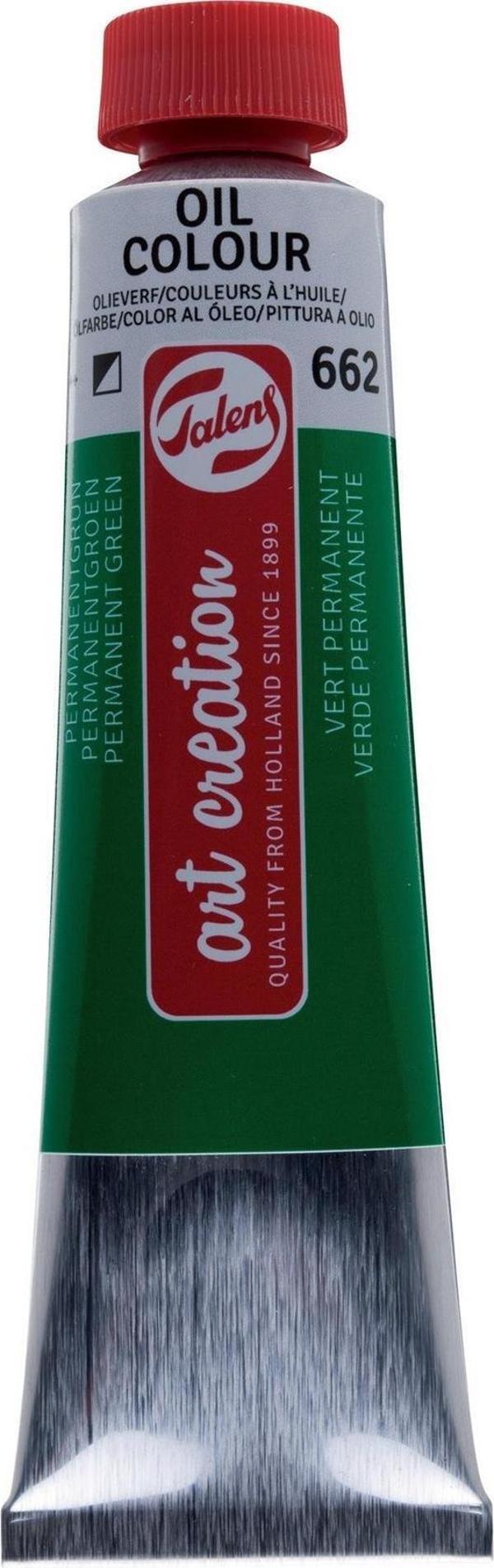 Art Creation Yağlı Boya 200ml 662 Permanent Green - Image 1