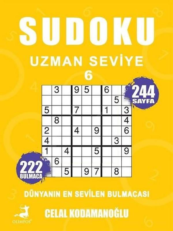 Sudoku Uzman Seviye 6 - Olimpos Yayınları - Image 1