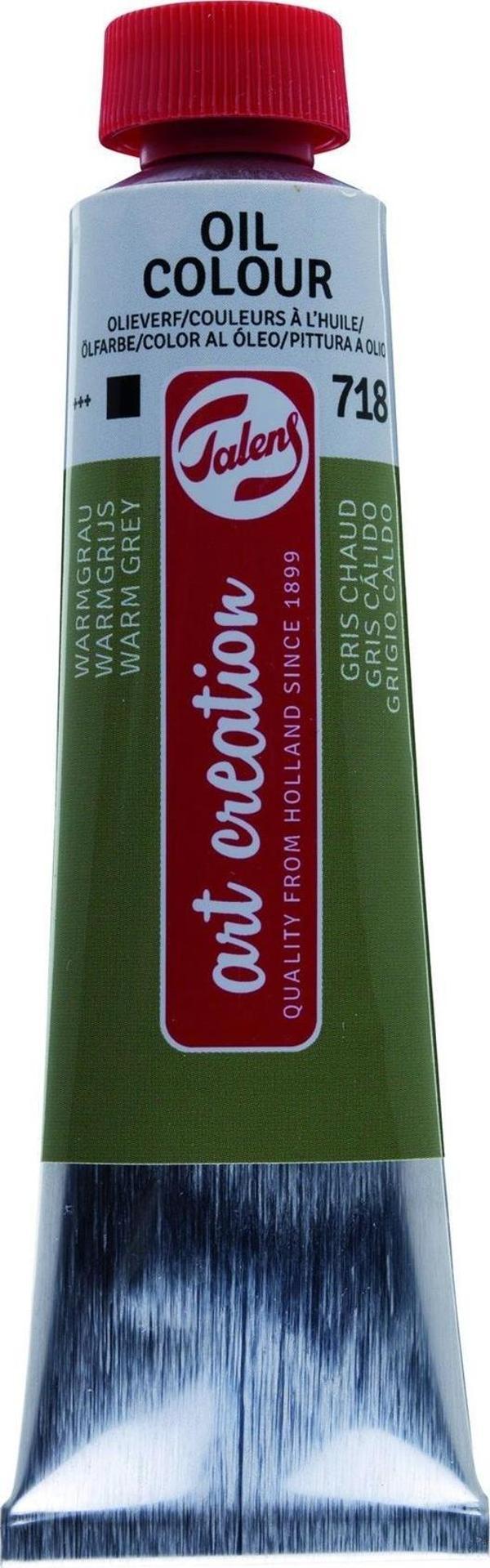 Art Creation Yağlı Boya 200ml 718 Warm Grey - Image 1