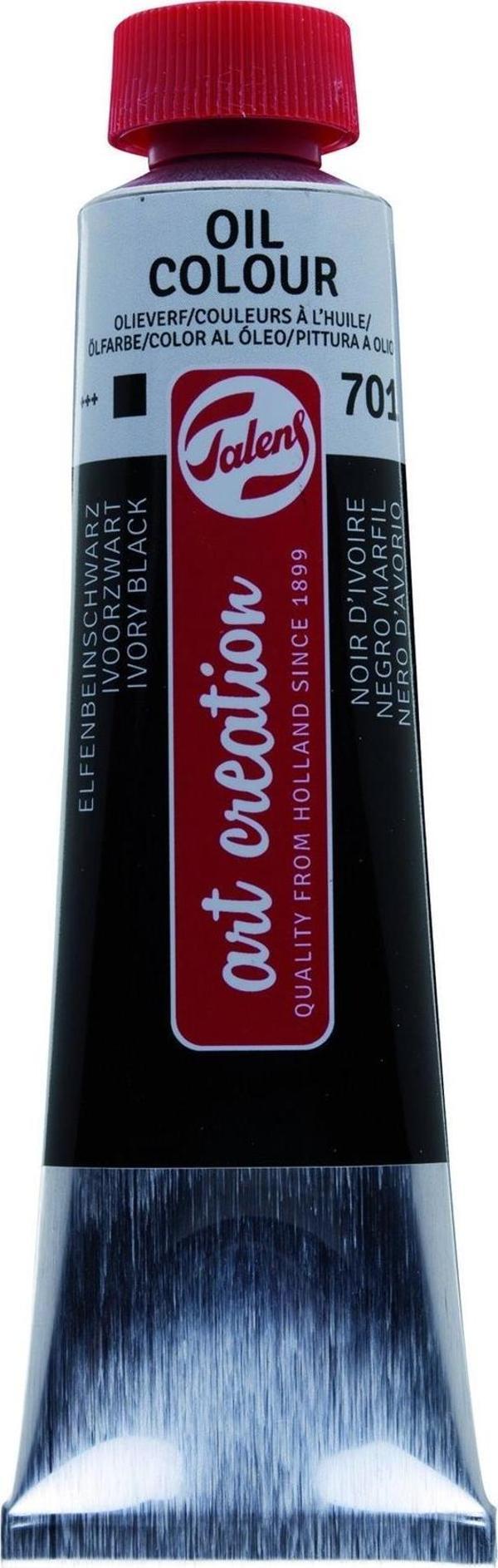 Art Creation Yağlı Boya 40ml 701 Ivory Black - Image 1