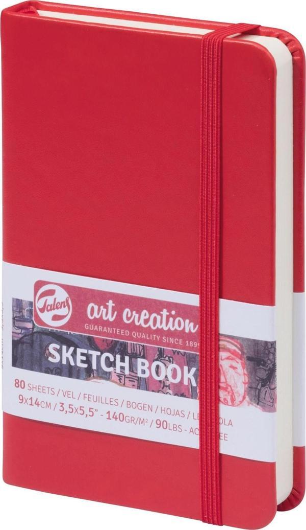 SKETCH BOOK - 9X14 CM -140GR-80 YAPRAK-SW RED - Image 1