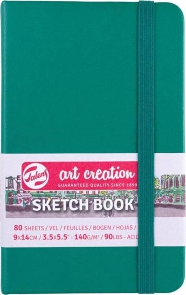 SKETCH BOOK FOREST GREEN 9X14 - Image 1