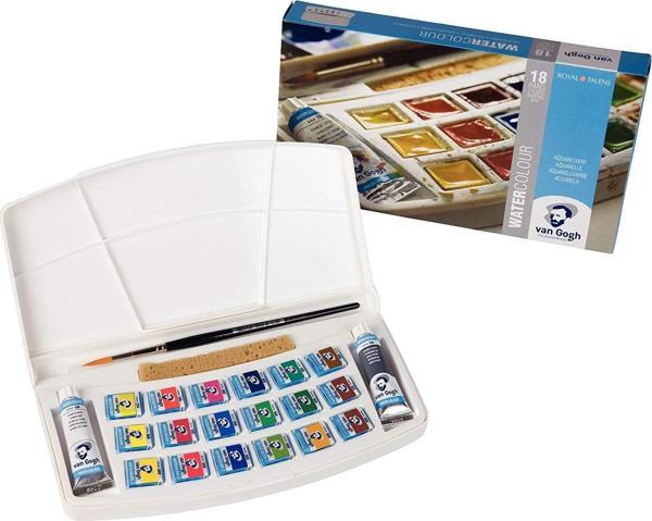 VAN GOGH SULUBOYA TABLET SET 18 + 2 AD. 10 ML TÜP (PLASTİK KUTU) - Image 1