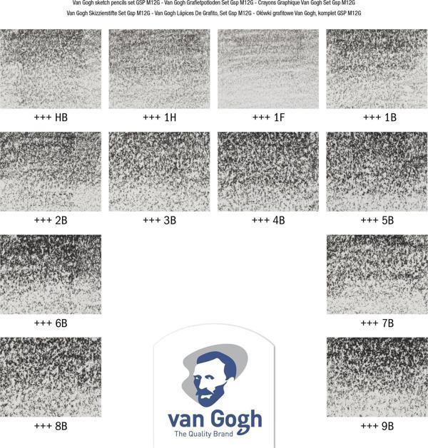 VAN GOGH SKETCH 12`Lİ SET (DERECELİ) - Image 1