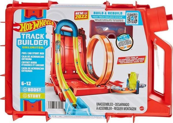 Hot Wheels Track Builder Benzin Bidonu Akrobasi Seti - Image 1