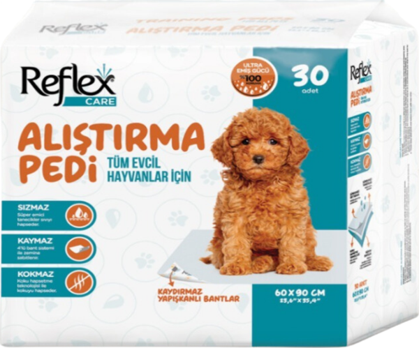 Reflex Care Köpek Alıştırma Çiş Pedi 60x90 cm 30'lu - Image 1