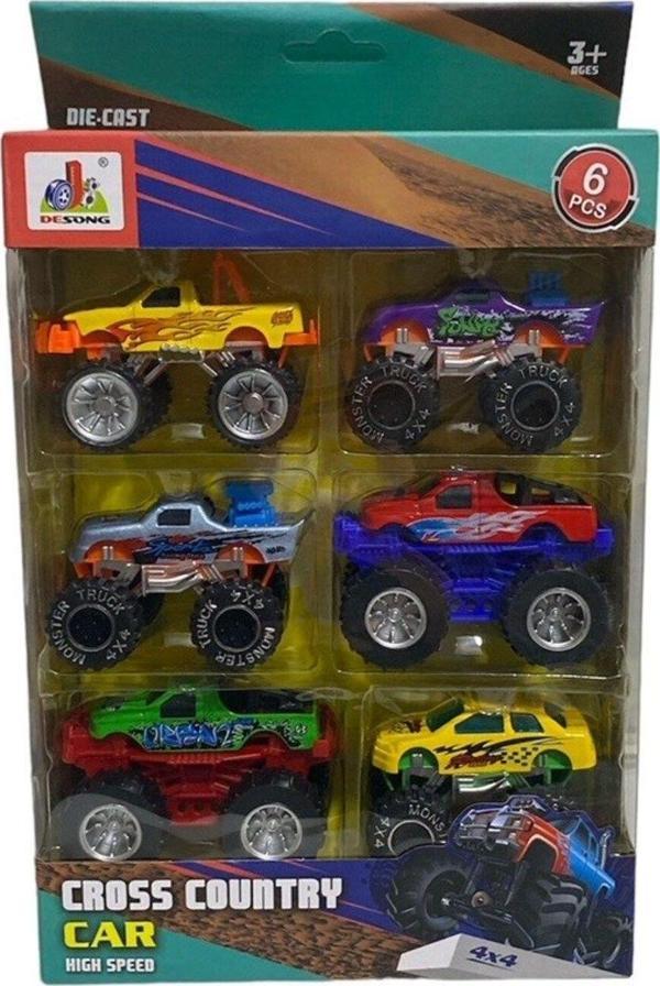 Prestij Oyuncak 8X6 Cm Kutulu 6 Adet Offroad Metal Araçlar 3176 - Image 1