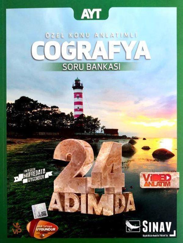 AYT Coğrafya 24 Adımda Özel Konu Anlatımlı Soru Bankası - Sınav Dergisi Yayınları - Image 1