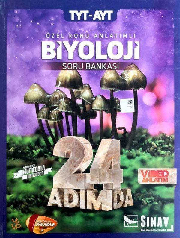 TYT AYT Biyoloji 24 Adımda Özel Konu Anlatımlı Soru Bankası - Sınav Dergisi Yayınları - Image 1