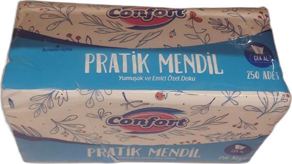 Confort Pratik Mendil 250 li 2 ADET - Image 1
