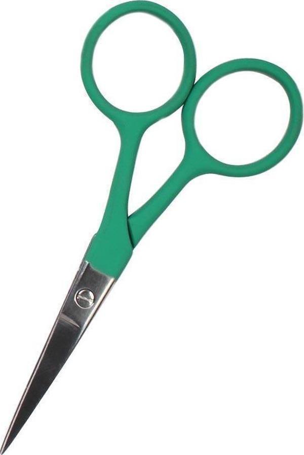 Elly Yeşil Saplı Bıyık Makası Ellymksbyk01 - Image 1