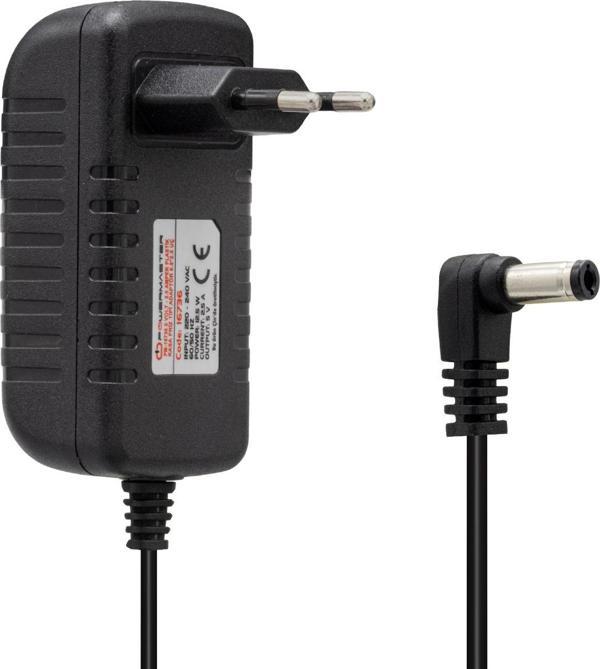 POWERMASTER PM-16736 5 VOLT - 2.5 AMPER 5.5*2.5 UÇLU PLASTİK KASA PRİZ TİPİ ADAPTÖR - Image 1