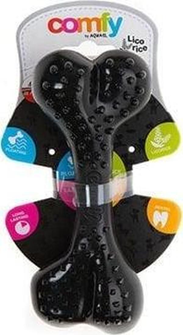 Aquael Comfy Dental Meyan Köklü Köpek Kemik Oyuncağı Siyah 12.5 Cm - Image 1