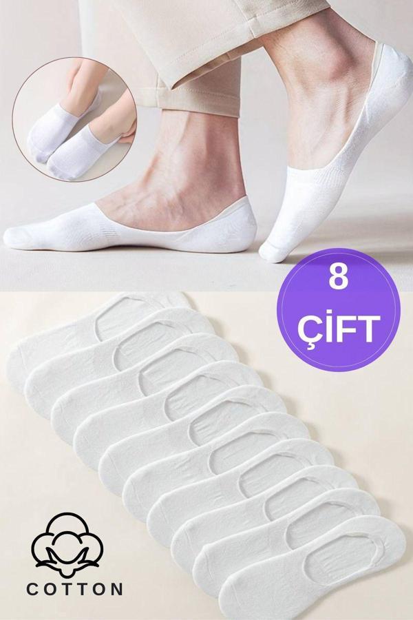 KRAL SOCKS Kadın - Erkek Düz Desen (6 ÇİFT) Pamuklu Terletmez Babet Çorap - Image 1