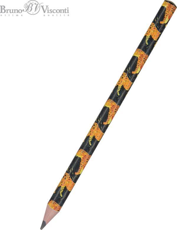 Bruno Visconti Kurşun Kalem Happy Graphix Jumbo 4B 3,5 Mm Leopard 21-0062/36 (30 Lu Paket) - Image 1