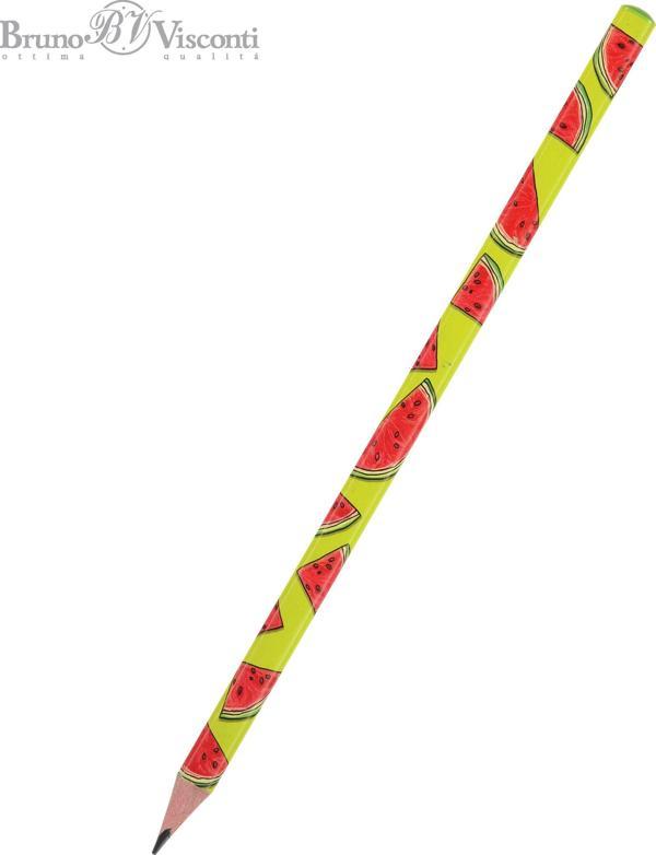 Bruno Visconti Kurşun Kalem Happygraphix Fresh - Fruity 21-0030/48 (50 Li Paket) - Image 1