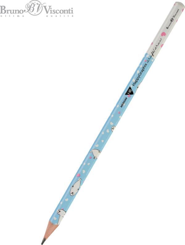 Bruno Visconti Kurşun Kalem Happygraphix Sincaplar 21-0030/36 (50 Li Paket) - Image 1