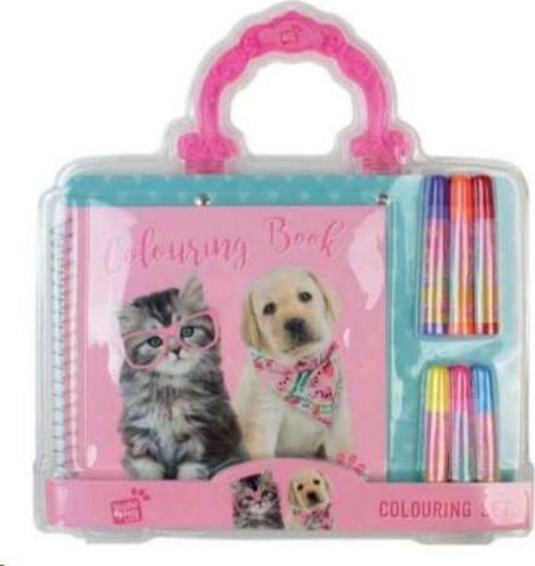Dolphin Studio Pets Boyama Seti Çantalı Pt-0300 - Image 1