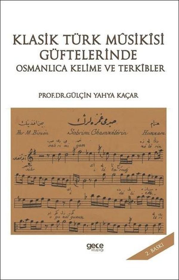 Klasik Türk Musikısi Güftelerinde Osmanlıca Kelime ve Terkıbler - Gece Kitaplığı - Image 1