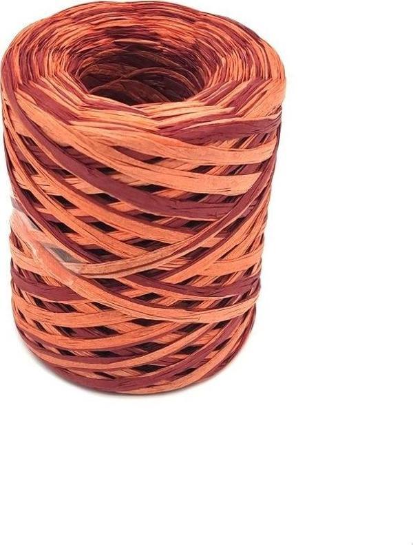 Çift Renkli Kağıt İp - Bordo 100metre
 - Image 1