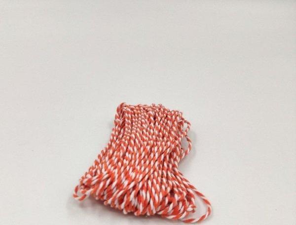 Turuncu&Beyaz İp - 10 Metre (Twine Baker)
 - Image 1