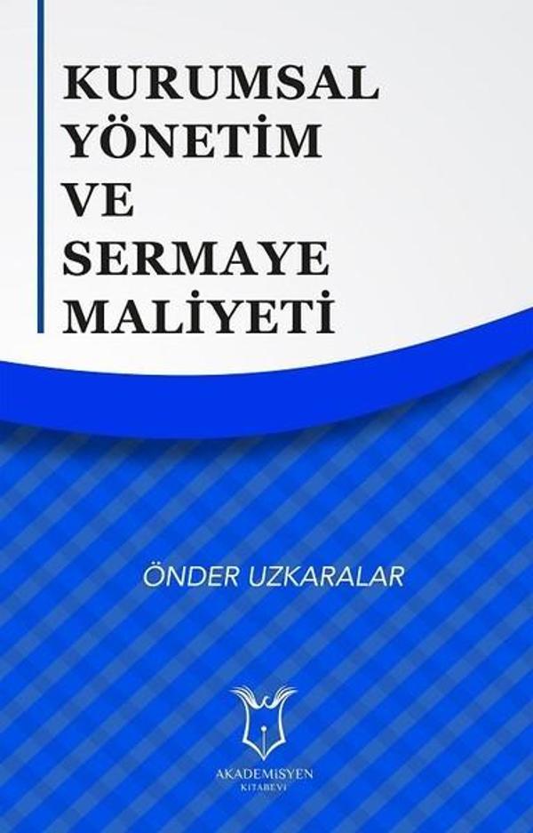 Kurumsal Yönetim ve Sermaye Maliyeti - Akademisyen Kitabevi - Image 1