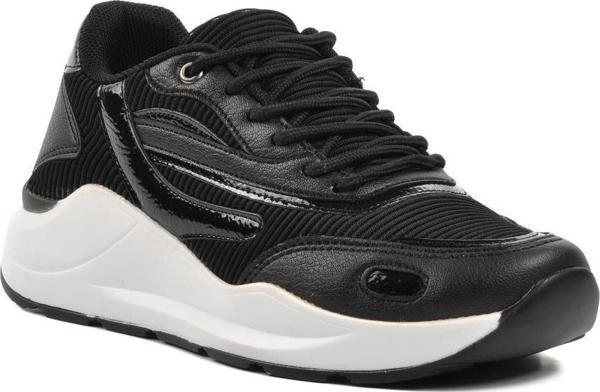 Ayakmod 119 Siyah-Beyaz Kadın Sneaker - Image 1