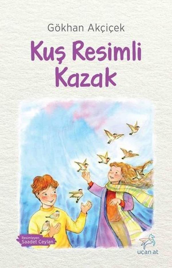 Kuş Resimli Kazak - Uçan At - Image 1
