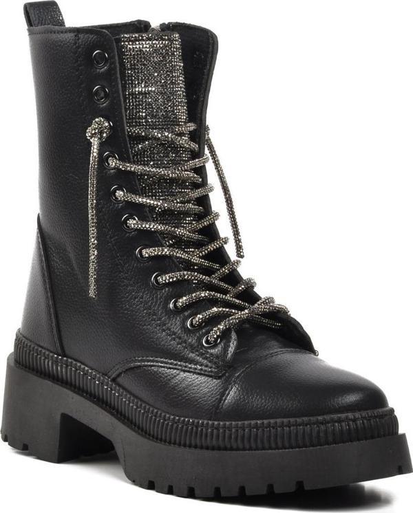 Ayakmod 378085 Siyah İçi Polarlı Kadın Postal Bot - Image 1